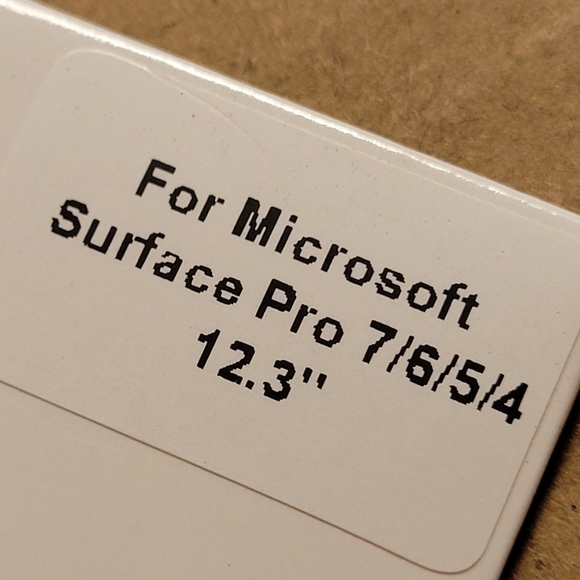 Surface Pro 7/6/5/4 12.3 inch ANTI BLUE LIGHT SCREEN PROTECTOR 2 Pack - Picture 3 of 4